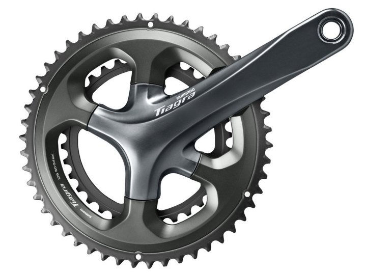 Шатуны Shimano TIAGRA FC-4700, 50X34T 172,5мм интегрированная ось, без каретки фото 