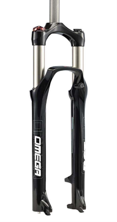 Вилка MTB 29" RST OMEGA ML 1-1/8" disk brake only ход-100 шток - 260мм пружинная с механ. локаутом черн. фото 