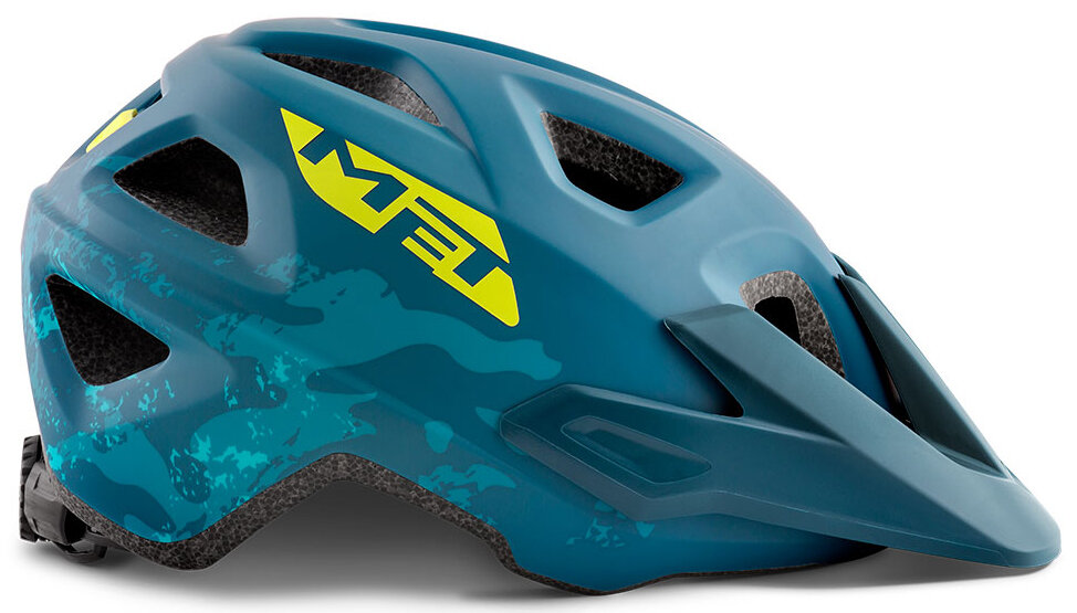 Шолом Met ELDAR MIPS CE розмір 52-57 см, Petrol Blue Camo Matt фото 2