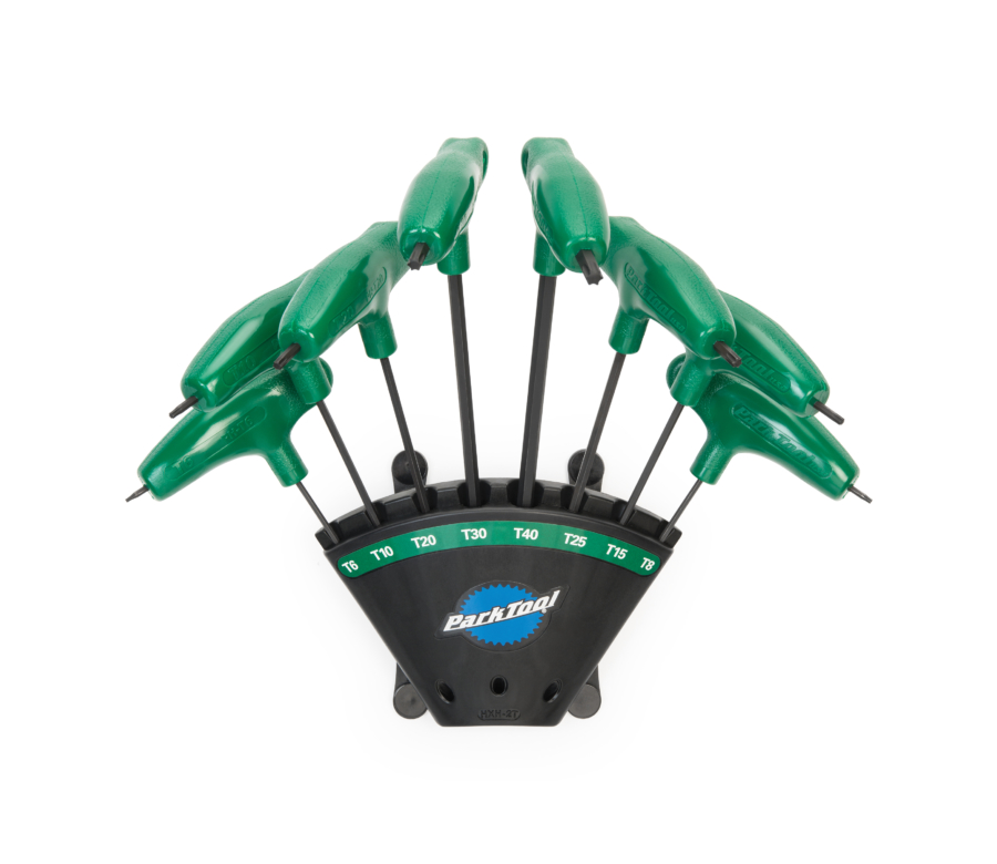 Набор торксов Park Tool PH-T1.2 T6/T8/T10/T15/T20/T25/T30/T40 с L-образной пластиковой ручкой фото 