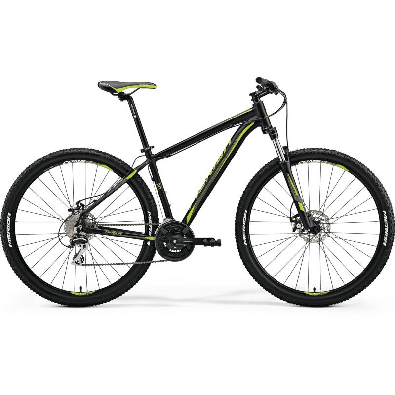 Велосипед 29" Merida Big.Nine 20-MD рама 19" черно-зеленый 2018 фото 