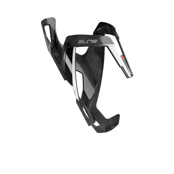 Флягодержатель ELITE VICO CARBON , черный/белый, глянец фото 