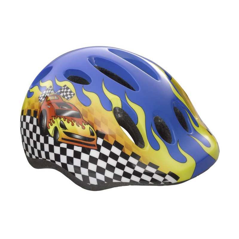 Шлем детский LAZER MAX+, гоночная машина фото 