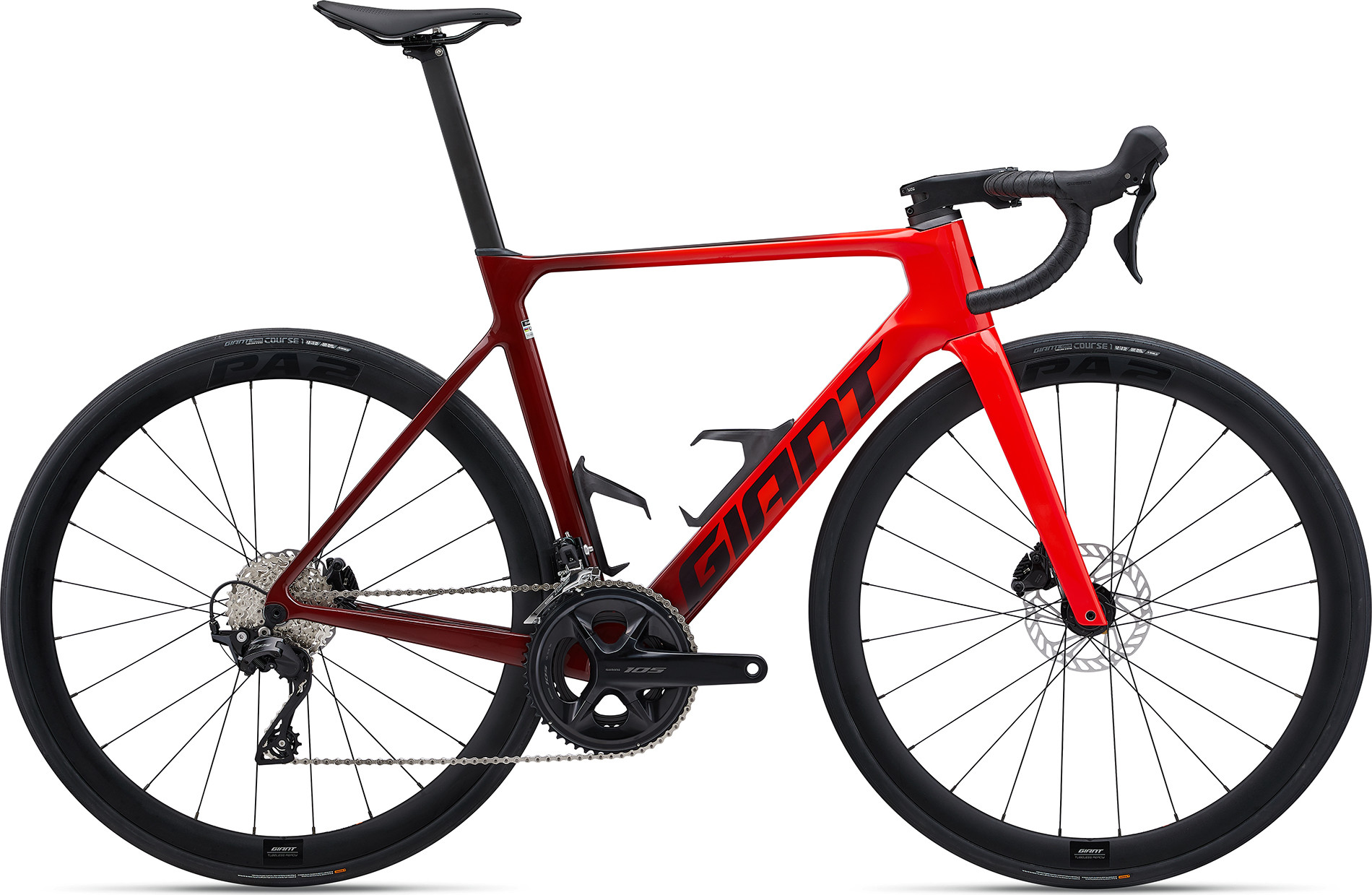 Велосипед 28" Giant PROPEL ADVANCED 2 рама - M 2024 Pure Red/Dried Chili фото 