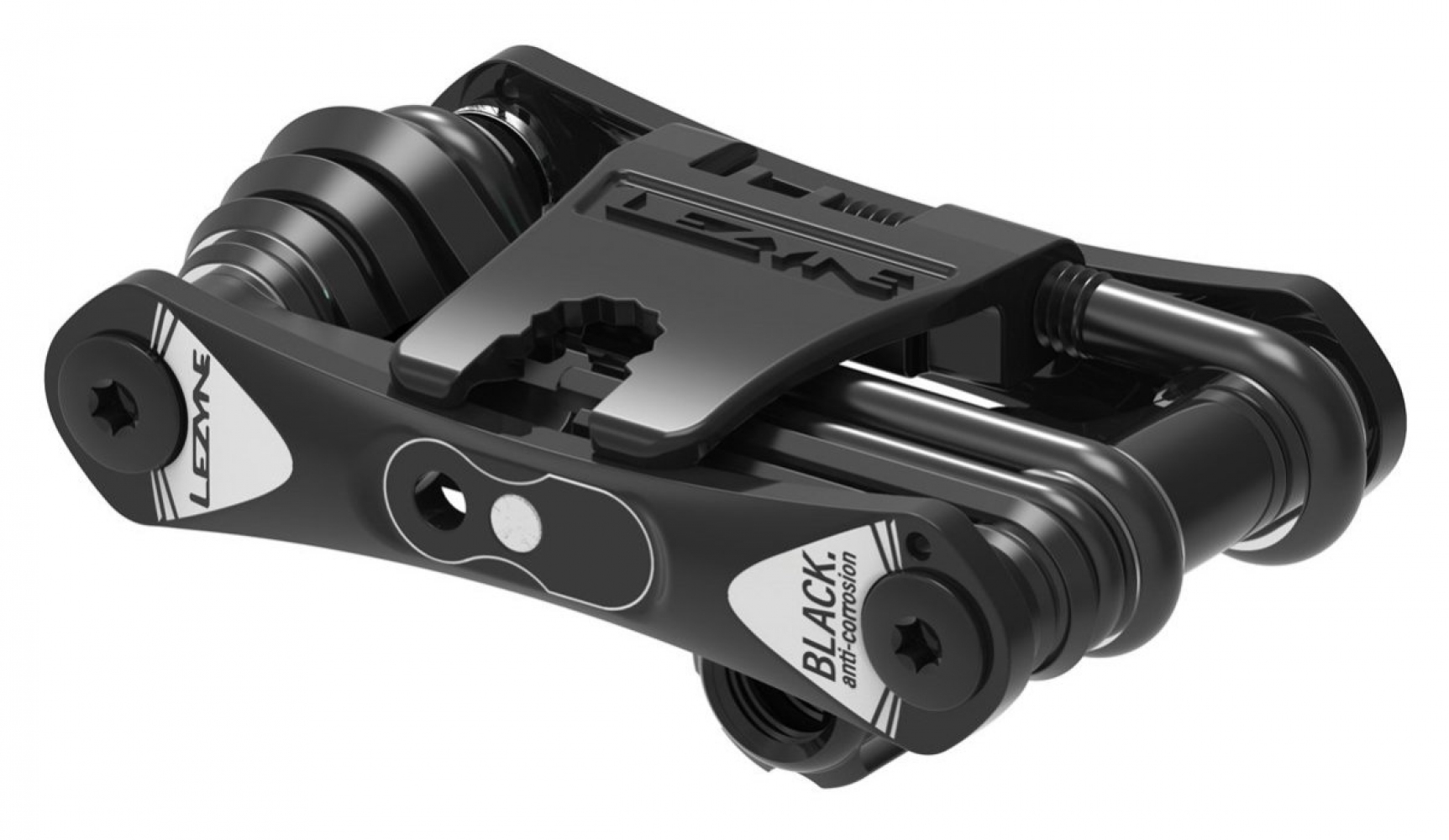 Мультитул Lezyne RAP II 19 Co2, 19 інструментів, чорний фото 