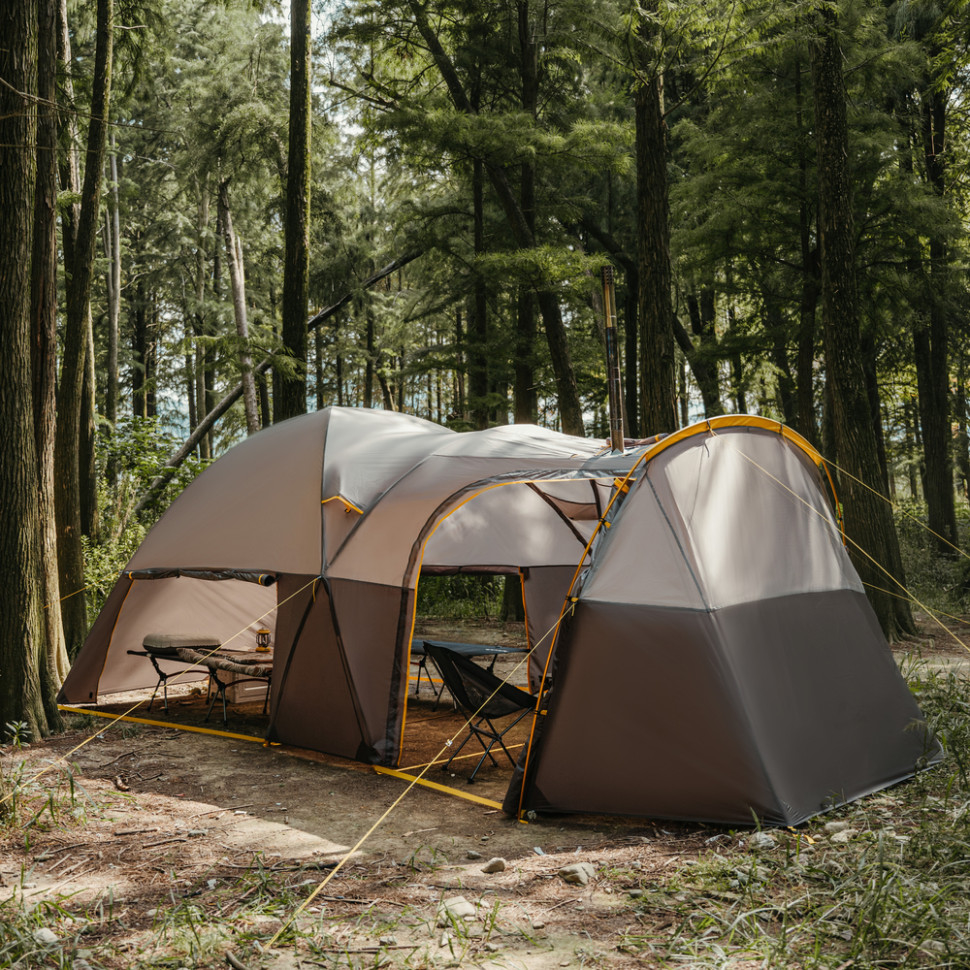 Палатка шестиместная Naturehike KOTA 6 CNK2450WS031, светло-коричневая фото 10