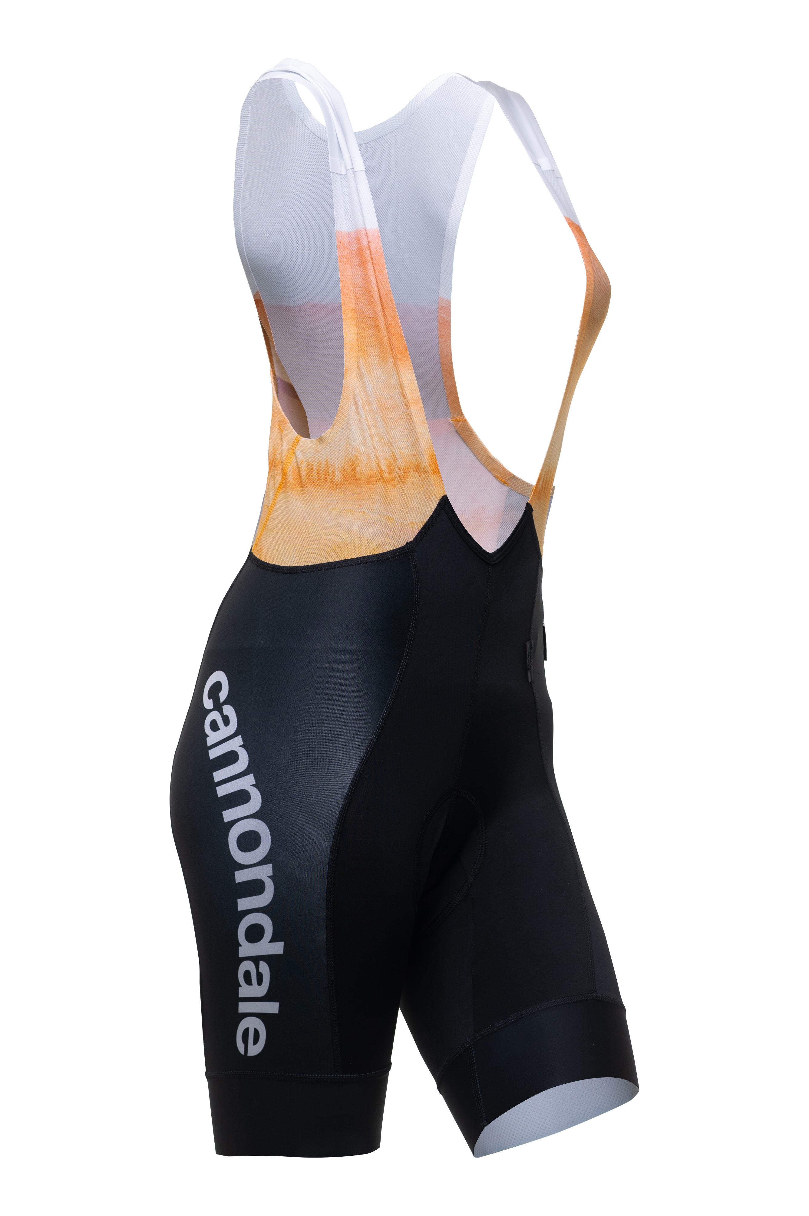 Велотруси Cannondale Rapha Pro Team на лямках жін чорно-оранж, XS фото 3