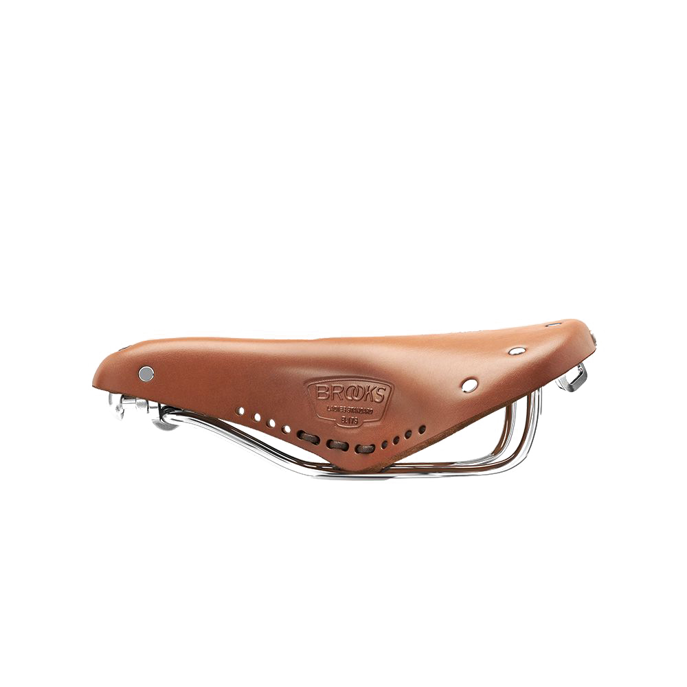 Седло Brooks B17 CARVED SHORT Honey фото 6