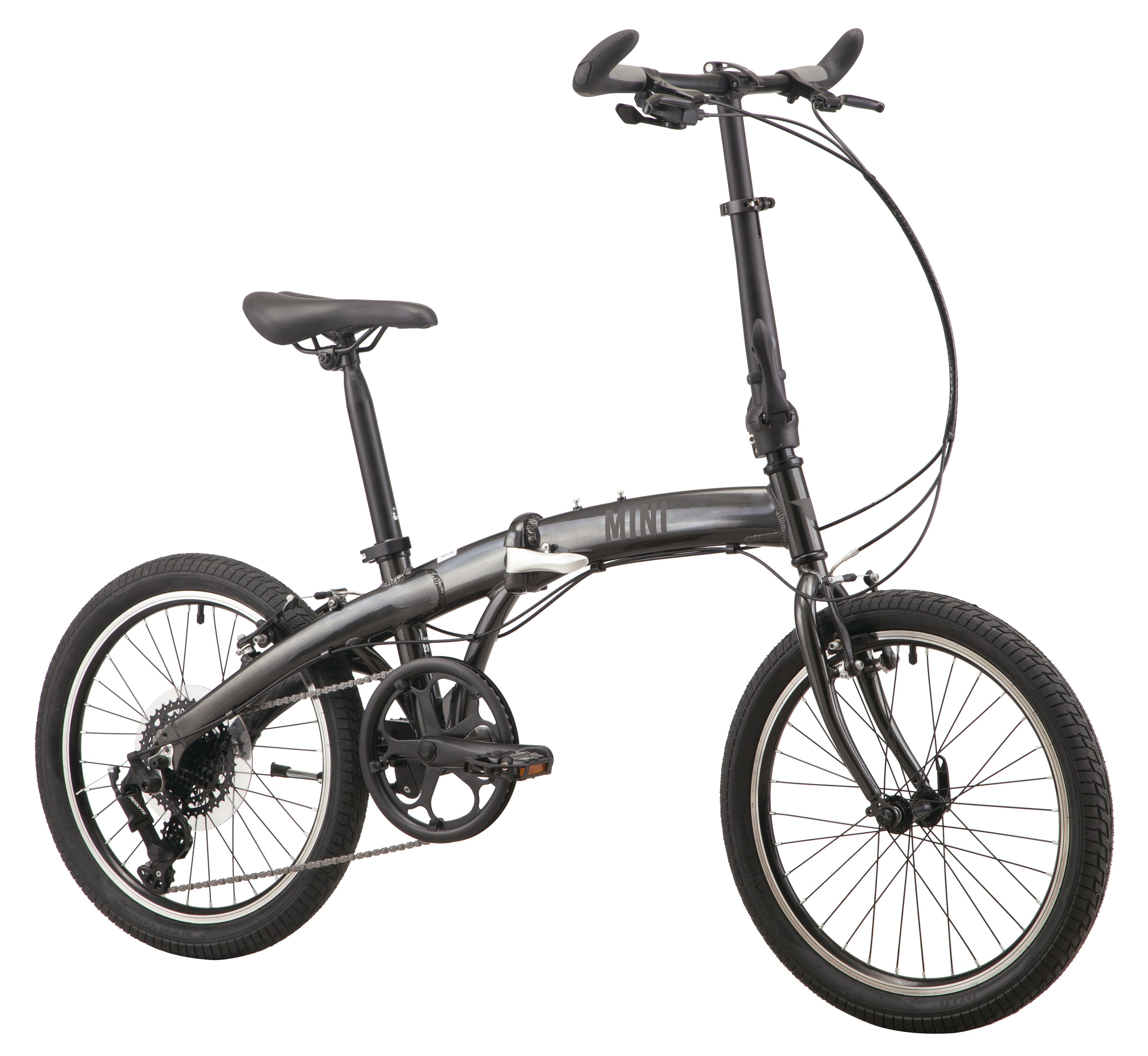Велосипед 20" Pride MINI 8 темно-сірий A5 фото 2