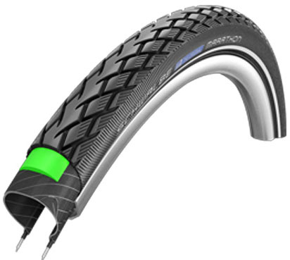 Покрышка 28x1.50 (40-622) Schwalbe MARATHON HS420 Green Guard B/B+RT EC, 67EPI 28B