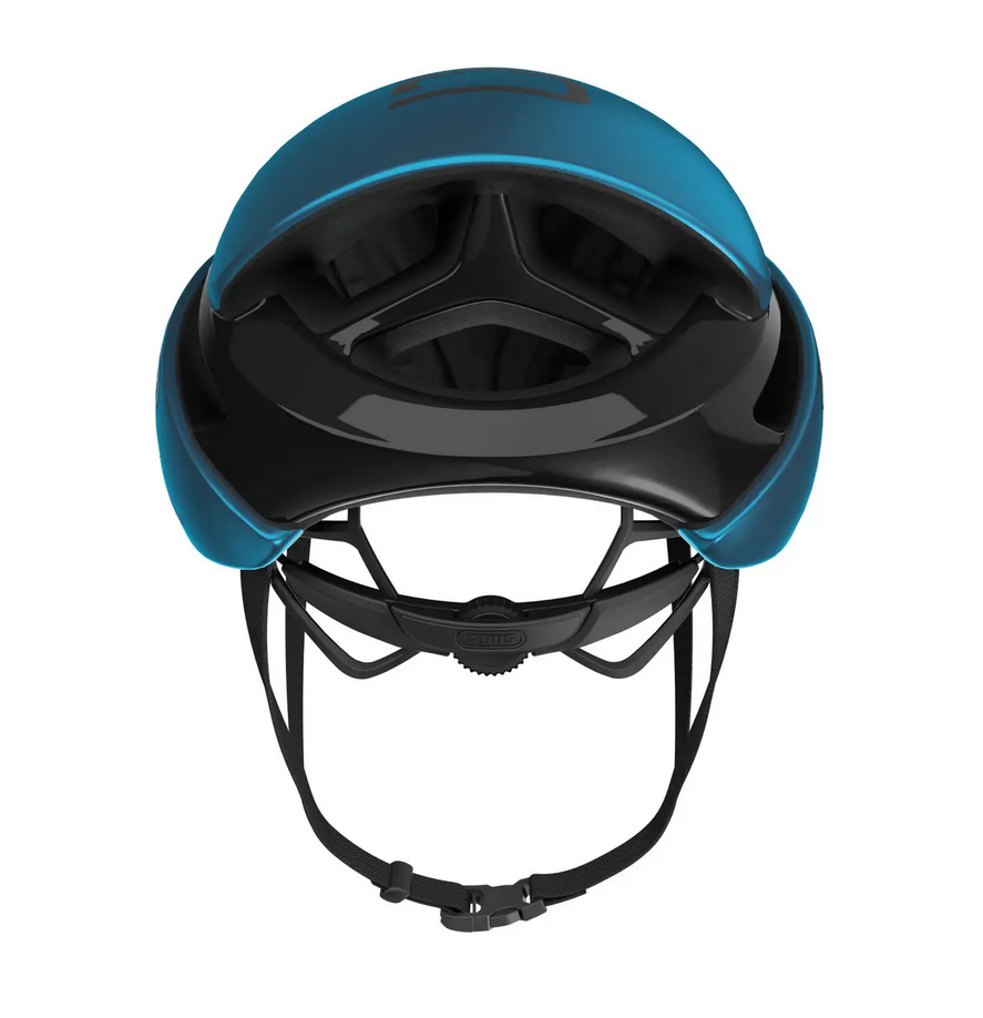 Шолом ABUS GAMECHANGER, розмір L (58-61 см), Steel Blue, синій фото 2