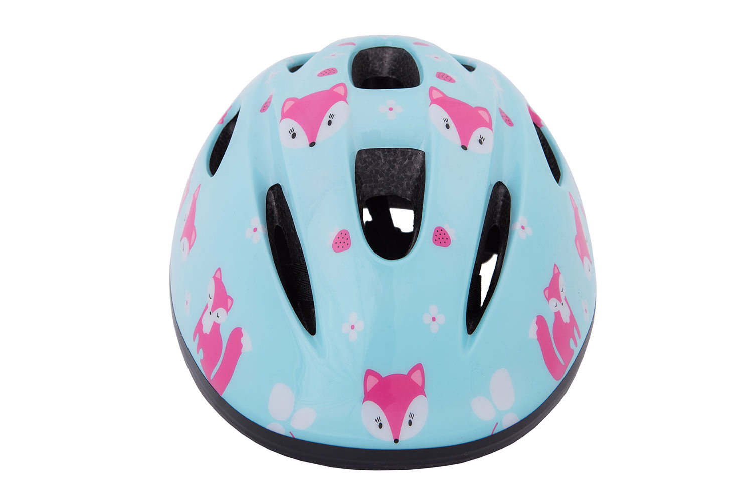 Шлем детский Green Cycle Foxy размер 50-54см мятный/малиновый/розовый лак фото 2