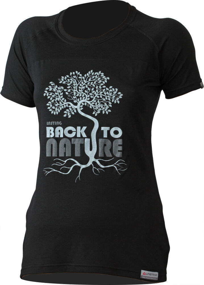 Термофутболка Lasting BACK 9090 жіноча, розмір S, чорна фото 1