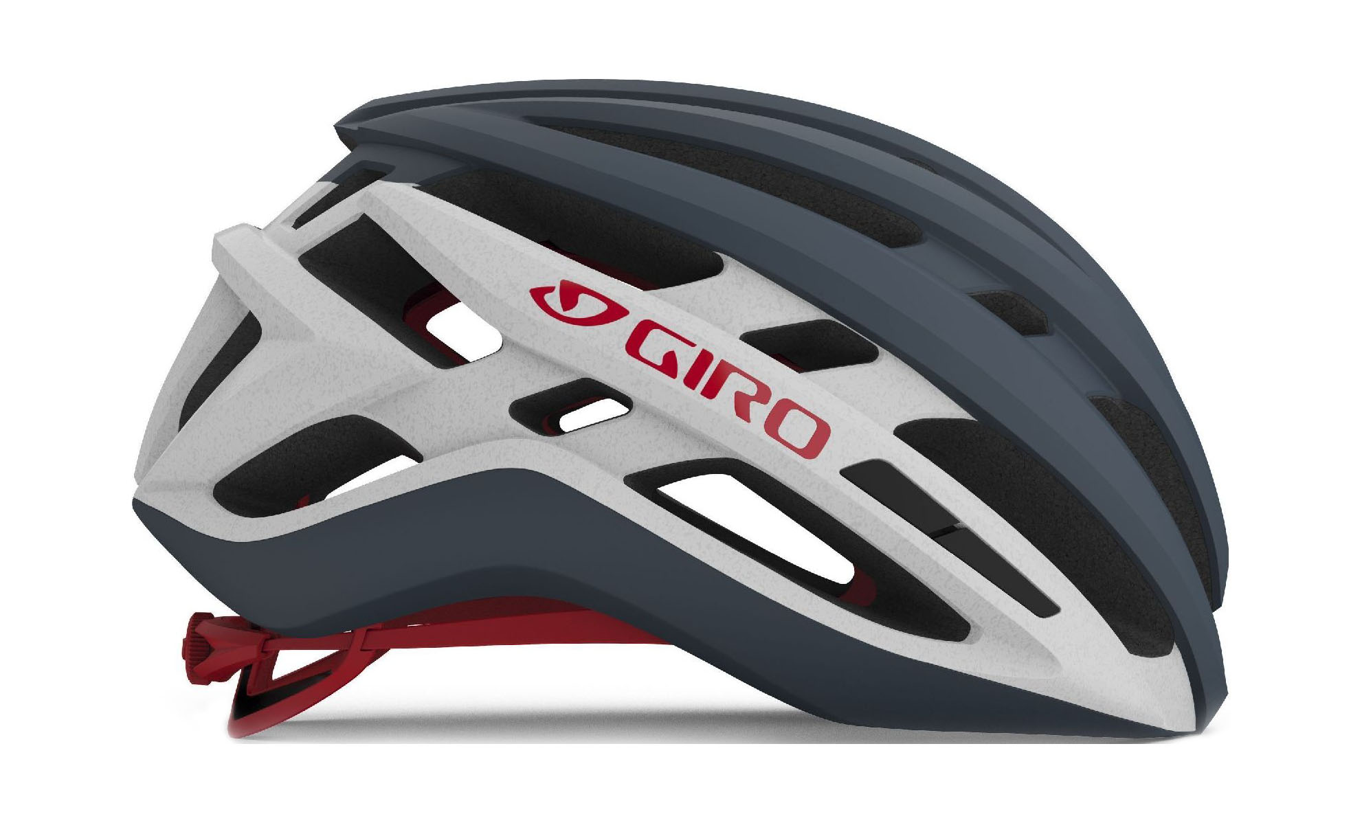 Шлем Giro Agilis, размер M (55-59см), матовый серый/белый/красный фото 3