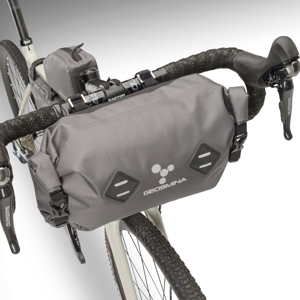 Сумка на кермо GEOSMINA Handlebar Bag (10L), 290г, сіра фото 4