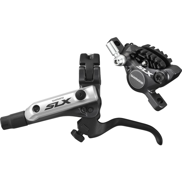 Гальмо дисковий гідравлічний пров. Shimano SLX BL-M675-B (L), BR-M675 (F), органічні колодки, гидролінія SM-BH90-SB 850мм black фото 