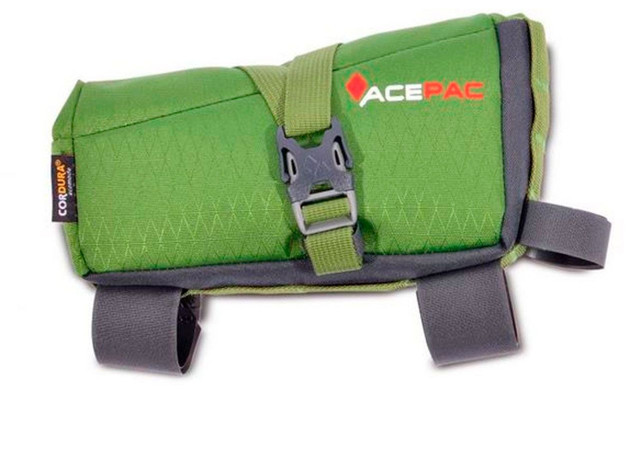 Сумка на раму Acepac ROLL FUEL BAG M зелена фото 