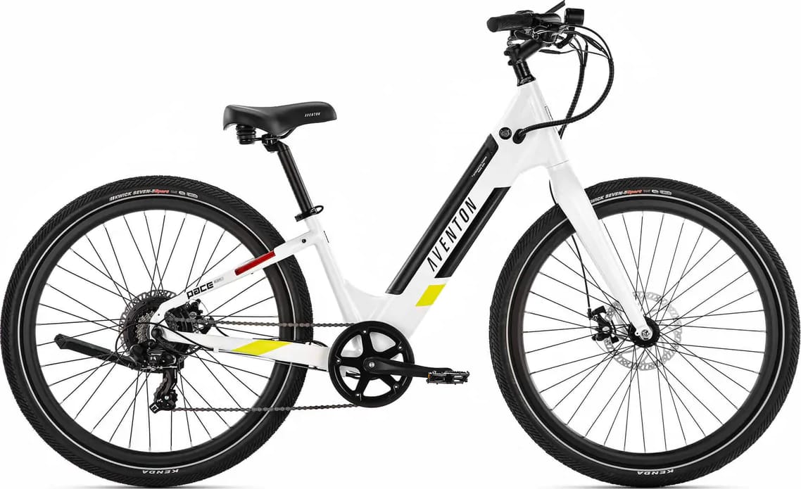 Электровелосипед 27,5" Aventon Pace 350 ST рама - S Ghost White A3 фото 
