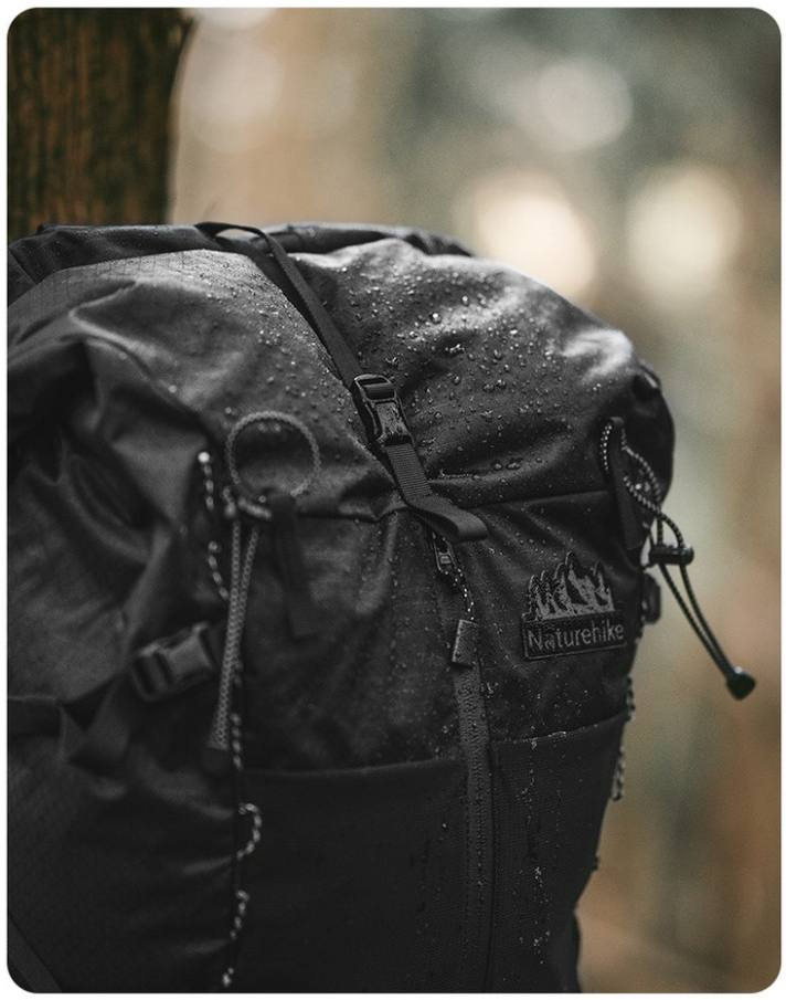 Рюкзак Naturehike Helium CNK2300016, 30+5 л, чорний фото 3