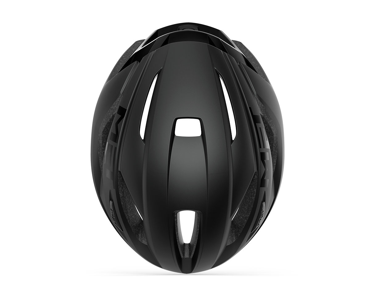 Шолом Met STRALE CE розмір L 59-62, black matt/glossy, чорний матовий/глянцевий фото 4