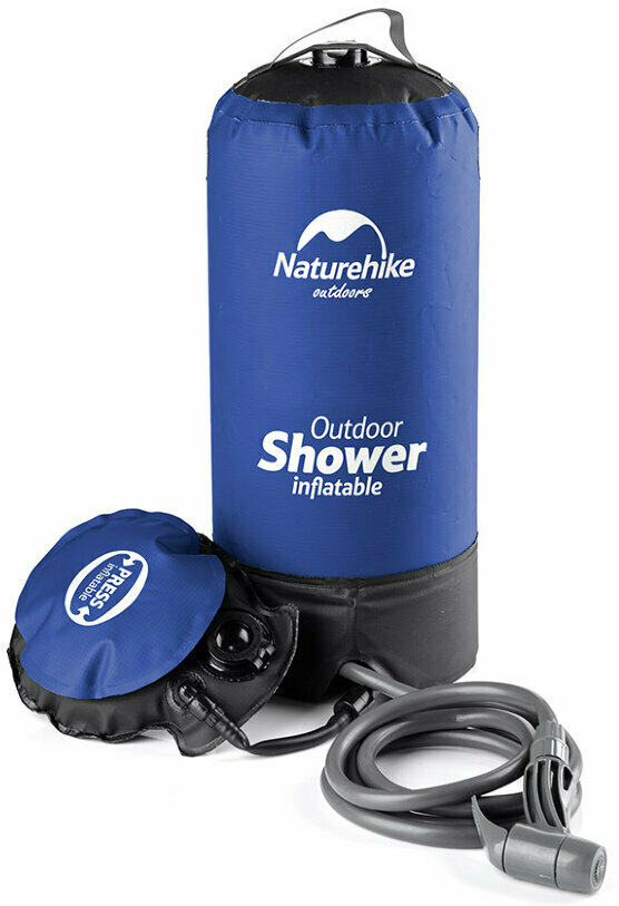 Душ кемпінговий Naturehike NH17L101-D, блакитний фото 