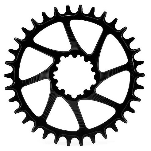 Звезда Garbaruk ,GXP ,AL 7075-T6 ,narrow-wide ,34 зуба ,черная (совместима с SRAM X9, X1, NX, GX, X0, X01, XX1, X01 Eagle, XX1 Eagle) фото 