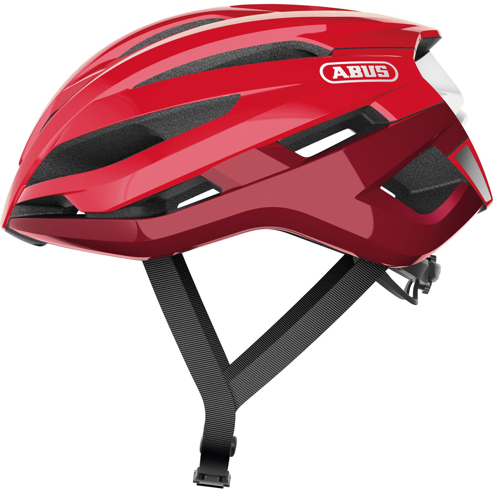 Шлем ABUS STORMCHASER, размер M (52-58 см), Blaze Red, красно-черный