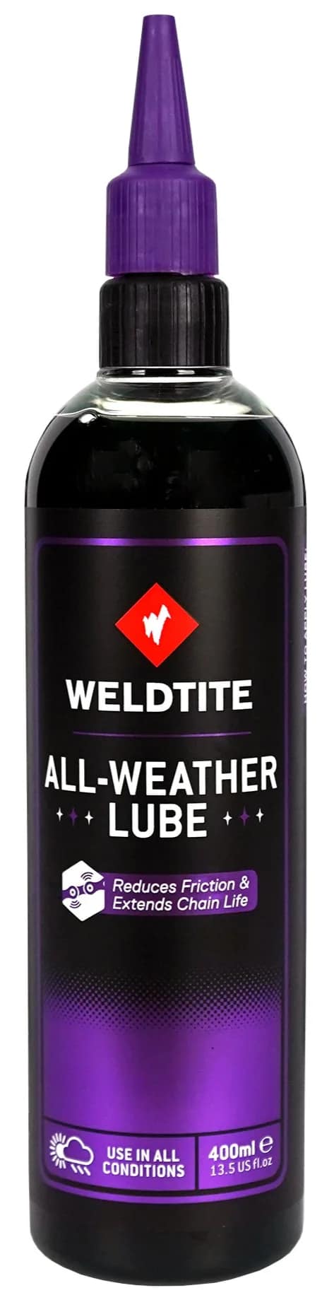 Смазка для цепи Weldtite 03074X ALL-WEATHER LUBE, 400мл фото 