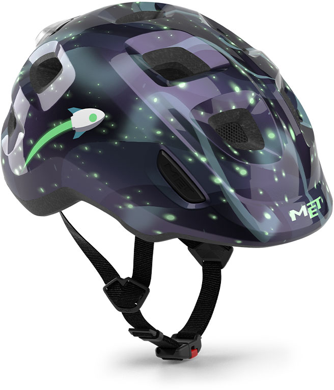 Шолом Met HOORAY MIPS CE розмір XS (46-52), Space Glow In The Dark фото 1