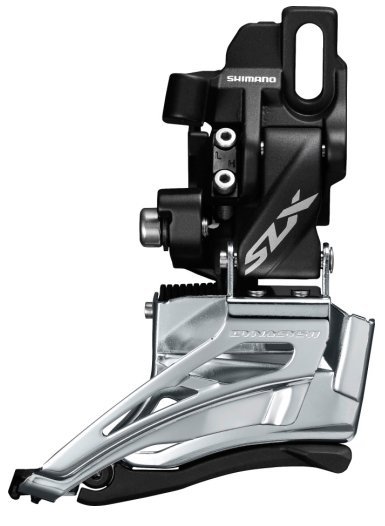 Переключатель пер. Shimano FD-M7025-D SLX, DOWN-SWING, 2x11-ск., прямой монтаж, универс.тяга фото 
