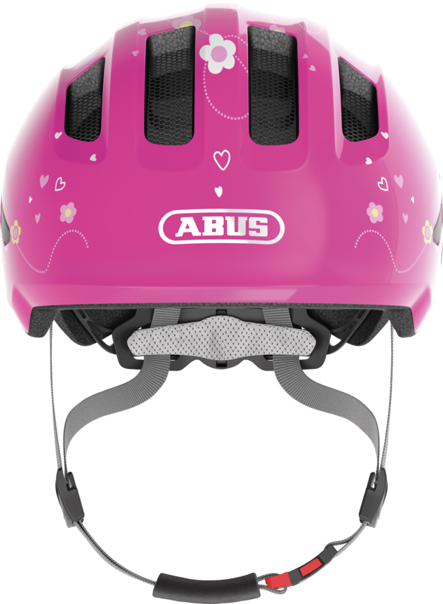 Шолом дитячий ABUS SMILEY 3.0, розмір S (45-50 см), Pink Butterfly фото 2