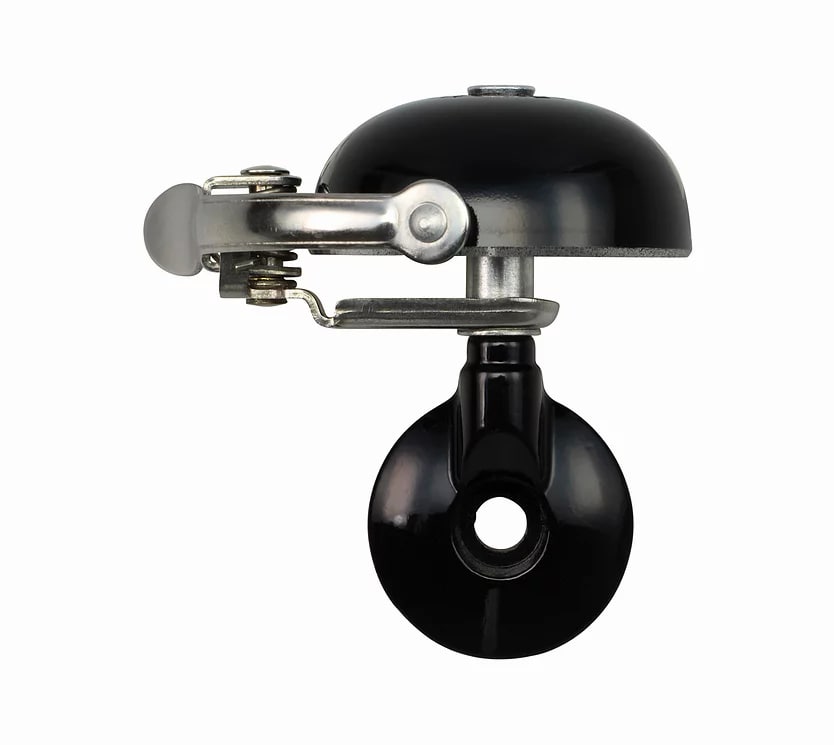 Звонок CRANE Mini Suzu, Black, 45 мм, алюминий, топкеп фото 