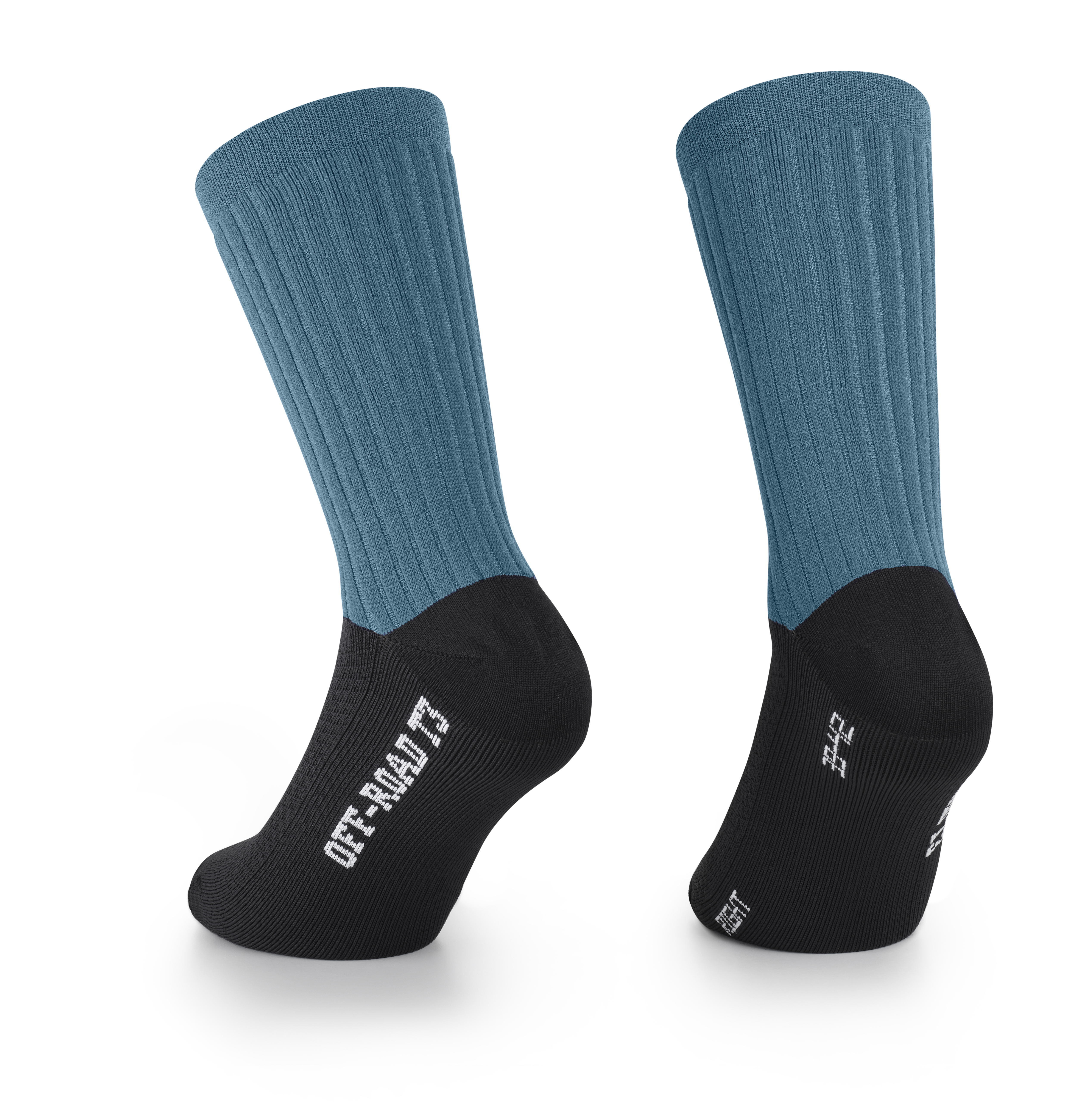 Шкарпетки ASSOS Trail Socks T3, чоловічі, чорно-сині, I/39-42 фото 2