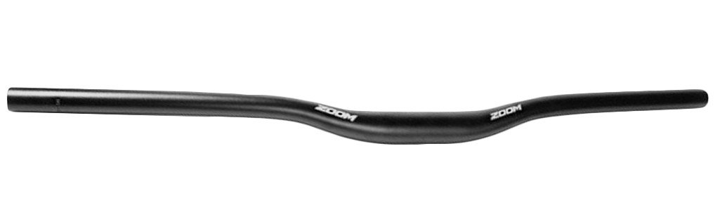 Руль ZOOM MTB-AL-320BT FOV/ISO-M 720ммx31.8мм, backsweep 6, upsweep 3, черный фото 