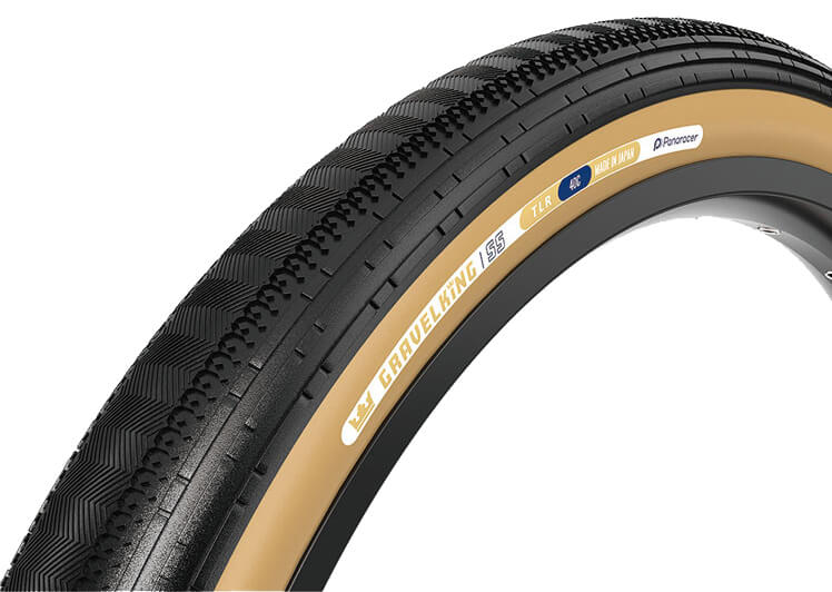 Покрышка 700x45C Panaracer GRAVELKING SS GEN2, черная с коричневой боковиной фото 