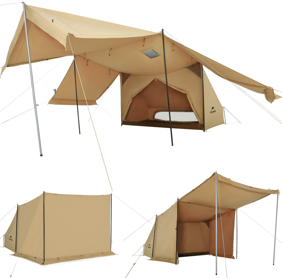 Намет одномісний Naturehike CNK2450WS026, коричневий фото 