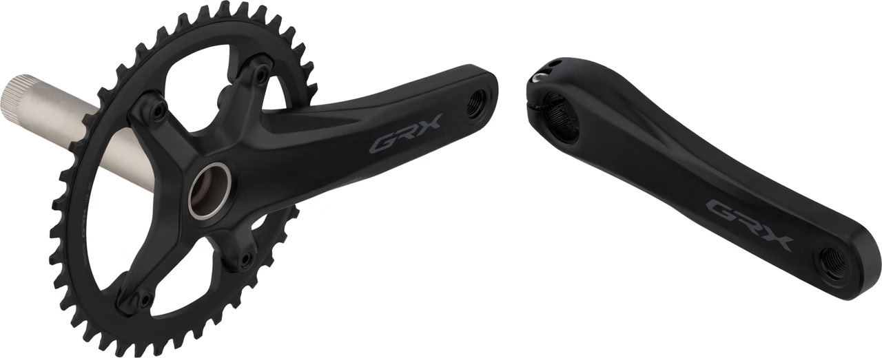 Шатуны Shimano FC-RX600-1 GRX (11Х1), 172,5мм, 40T, без каретки, интегрированная ось фото 4