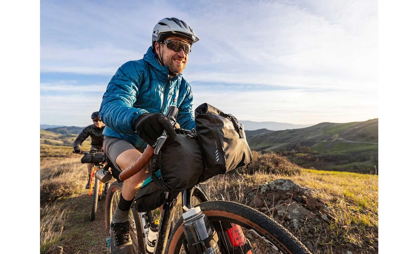 Сумка на кермо Topeak Front Loader, 8L вологозахищ, чорна 325г фото 4