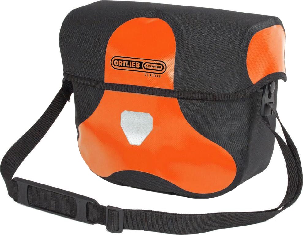Гермосумка велосипедная Ortlieb Ultimate Six Classic orange-black, 7 л фото 