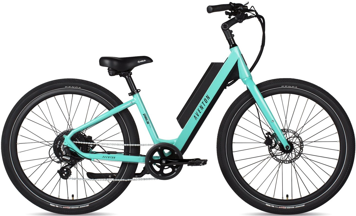 Электровелосипед 27,5" Aventon Pace 500 Step-Through рама - M Celeste A2 фото 1