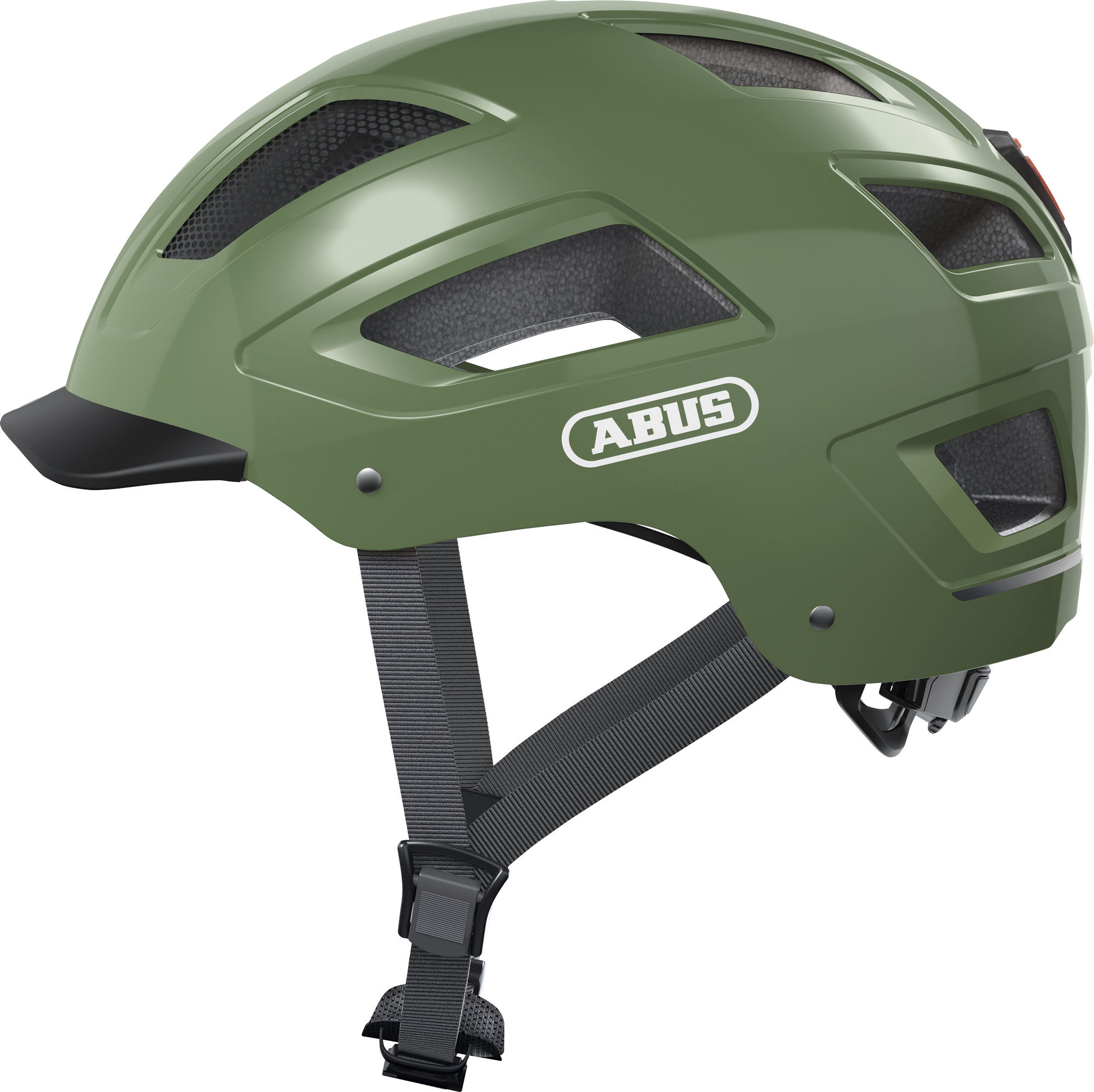 Шлем ABUS HYBAN 2.0, размер L (56-61 см), Jade Green, зелено-черный фото 
