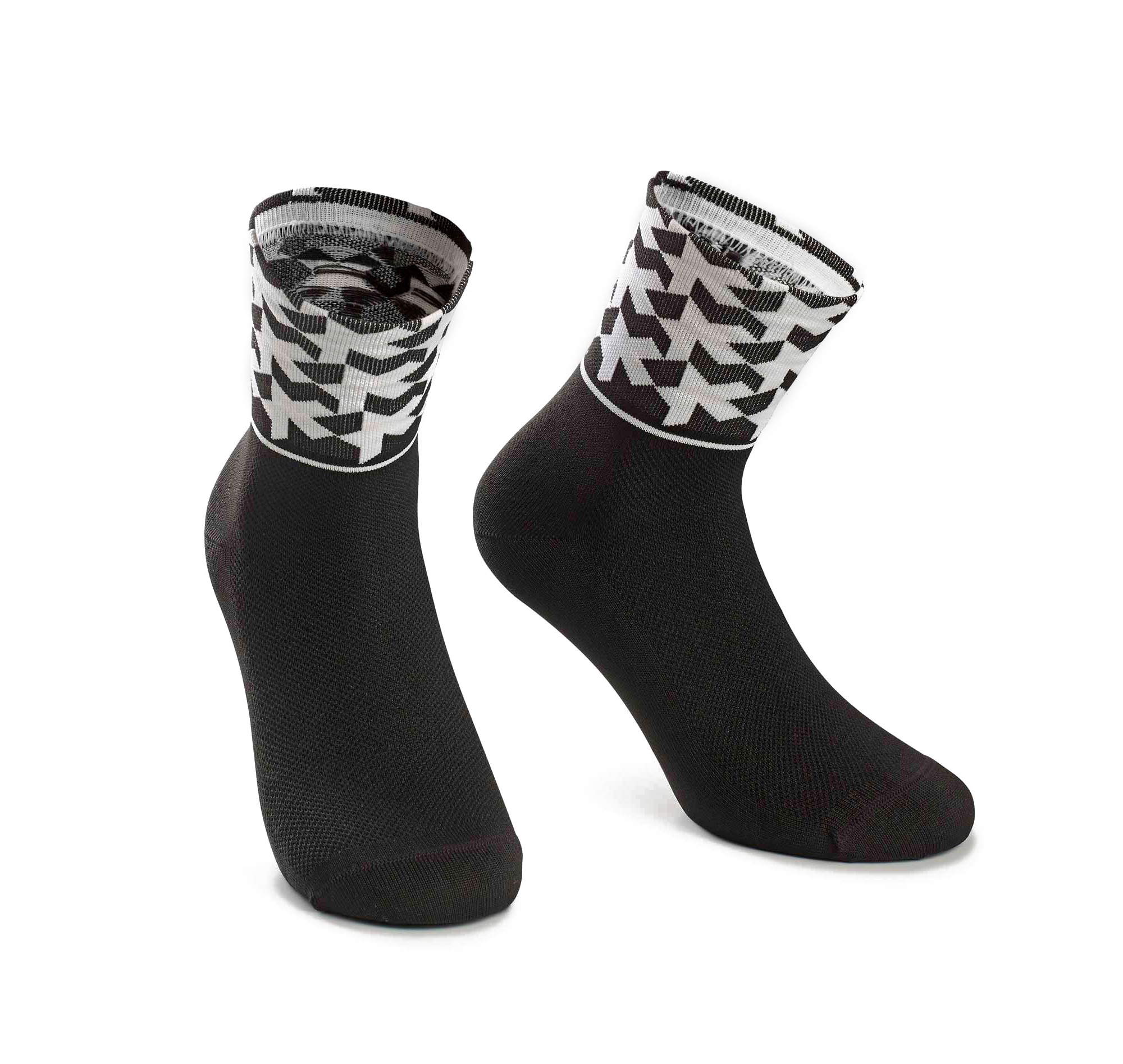Шкарпетки ASSOS Monogram Socks Evo 8, чорні, II/43-46