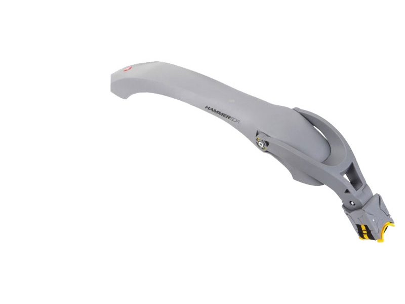 Комплект крил 24 "-29" SIMPLA Hammer 2 SDE, SPEEDstrap швидкознімне кріплення, сірі з жовтими вставками фото 