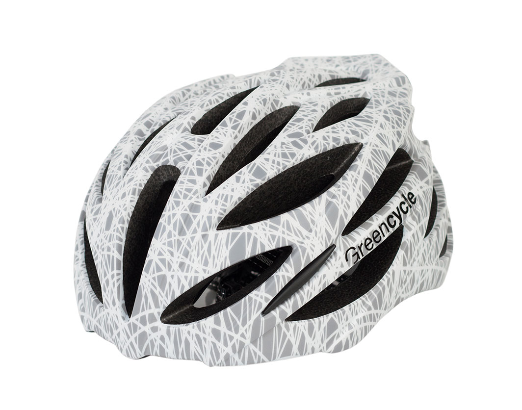 Шлем Green Cycle Alleycat размер 58-61см серо-белый фото 