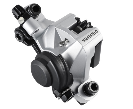 Гальмо дисковий задн. Shimano BR-M375-L органічні колодки silver фото 