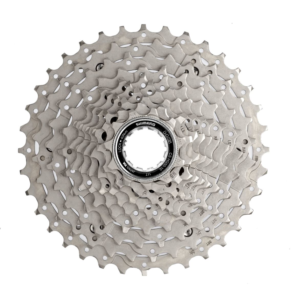 Касета Shimano CS-HG50-10, 10-шв. 11-36, срібл. фото 