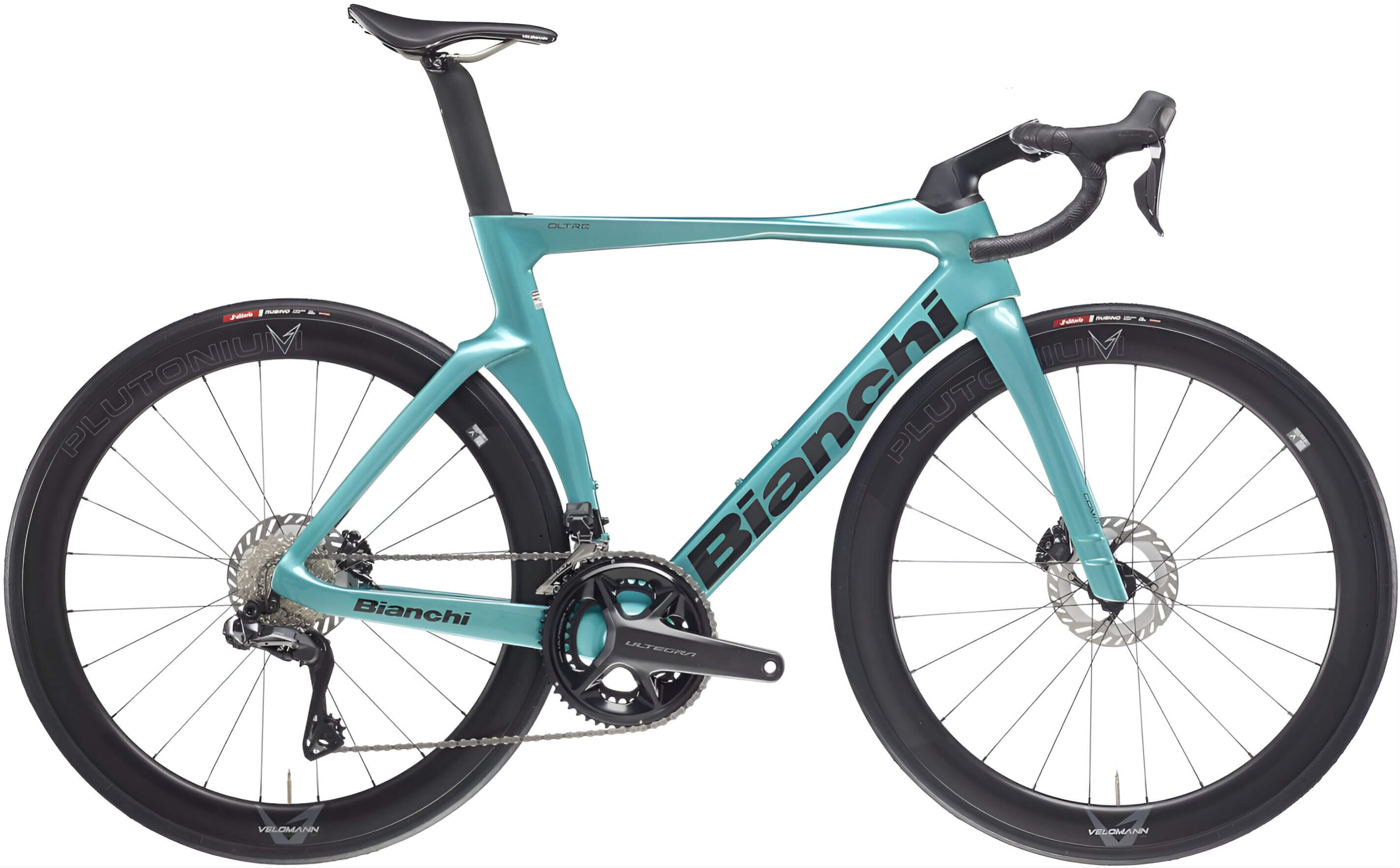 Велосипед 28" Bianchi OLTRE Comp Ultegra Di2 12s рама - 53 см Metallic Celeste/Black Full Glossy A5 фото 