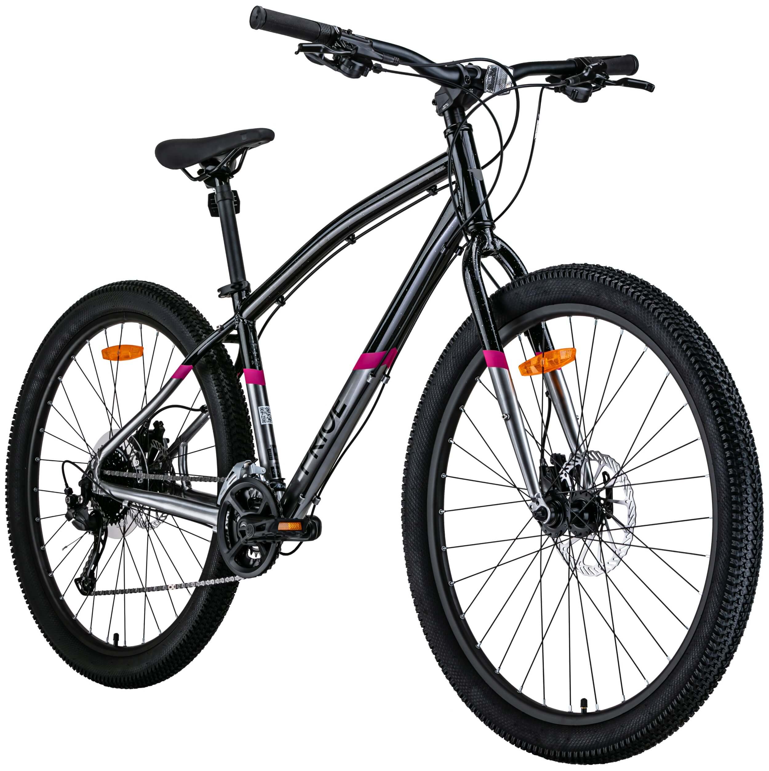 Велосипед 27,5" Pride ROCKSTEADY AL 7.2 рама - L 2023 чорний фото 2