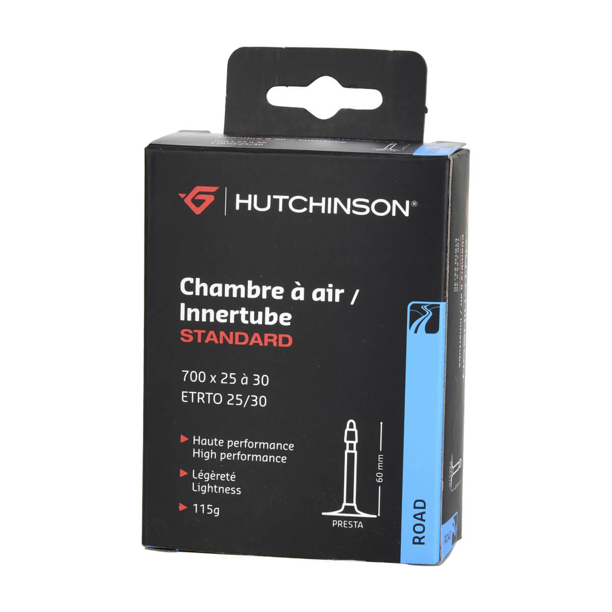 Камера 700x25/30C Hutchinson STANDART ROAD, FV 60 mm фото 