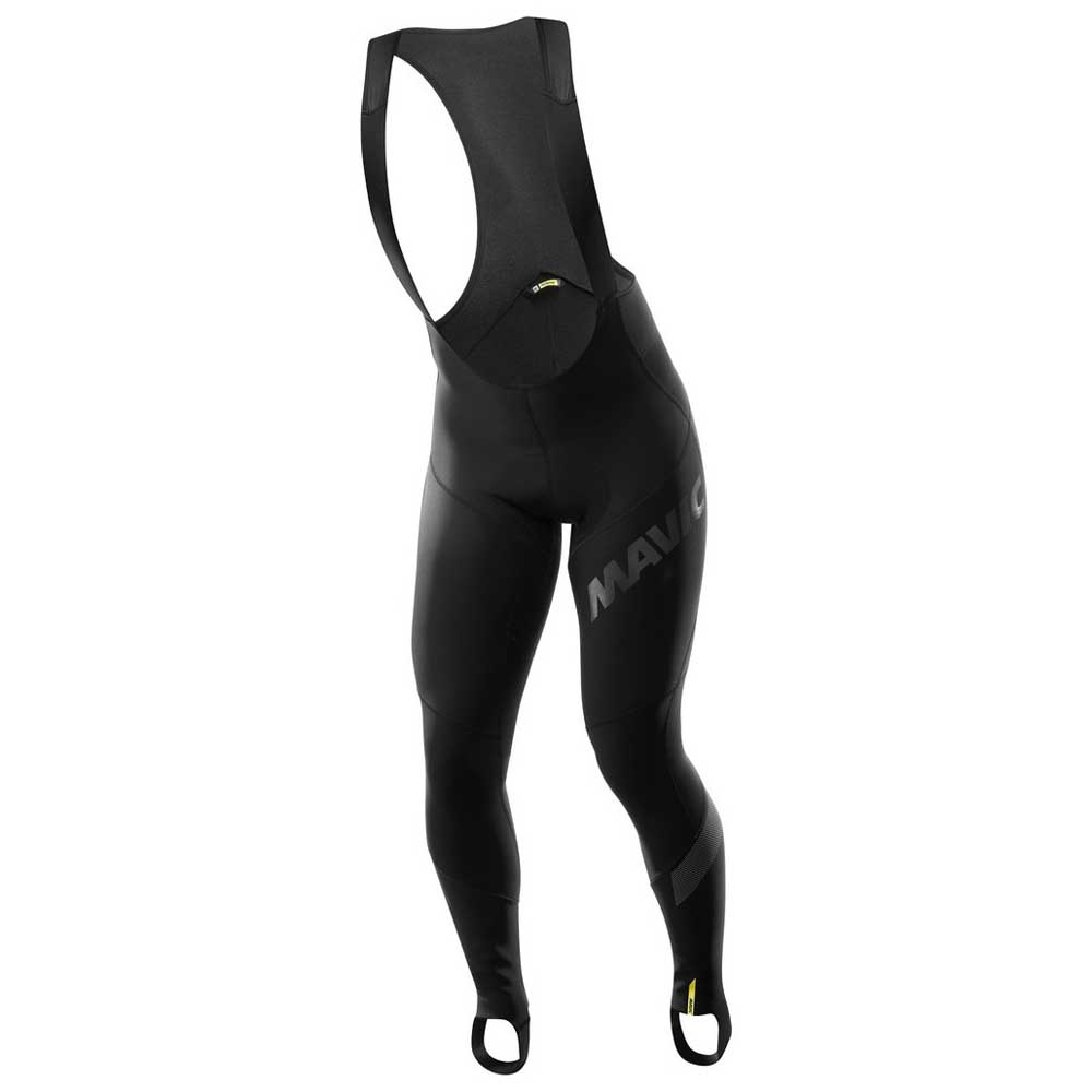 Рейтузи Mavic COSMIC PRO WIND BIB TIGHT, на лямках, з памперсом, чоловічі, чорні, L фото 